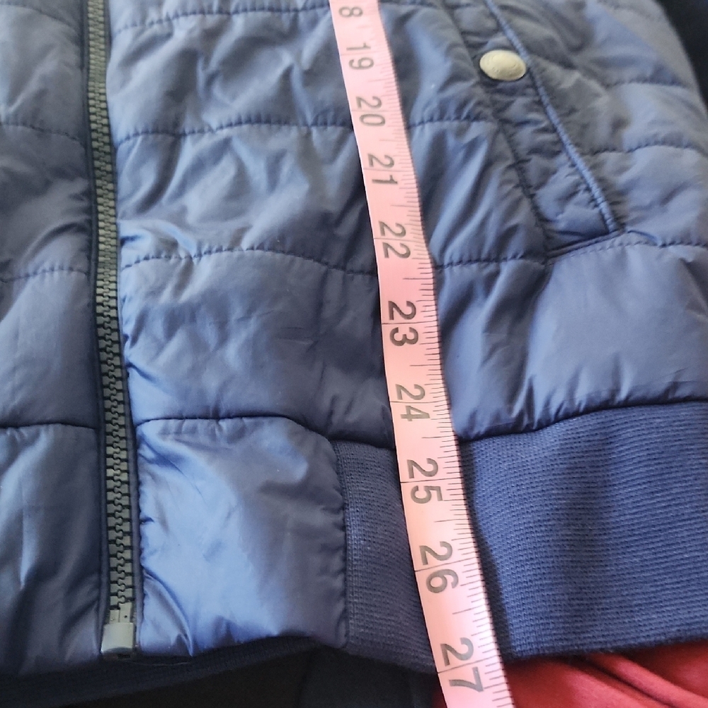 Polo Ralph Lauren Navy Performance Bomber Jacket Lightweight Logo Zip Front - Picture 8 of 9